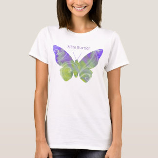 Flowing Fibro Warrior Shirt With Purple Butterfly