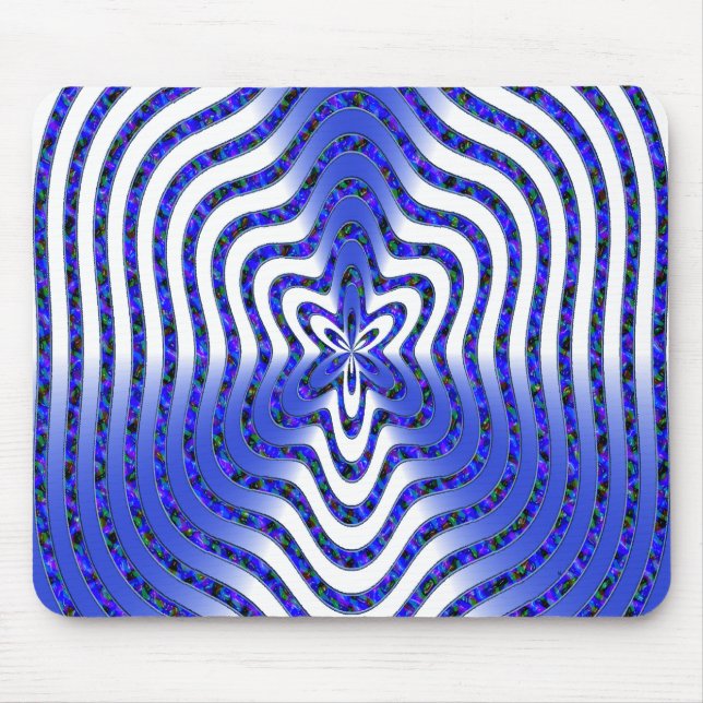 Flowing flowers.... mouse mat (Front)