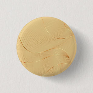 Flowing Gold Lines Luxury Abstract Background Art 3 Cm Round Badge