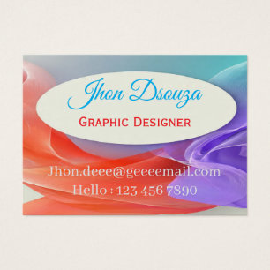 Flowing Gradient Waves with Center Frame, Business