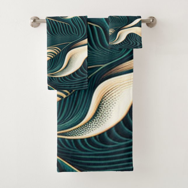 Flowing Harmony Bath Towel Set (Insitu)