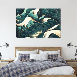 Flowing Harmony Canvas Print