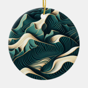 Flowing Harmony Ceramic Tree Decoration