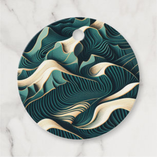 Flowing Harmony Favour Tags