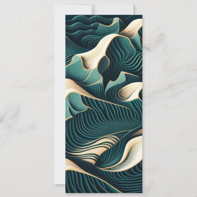 Flowing Harmony Invitation (Front)