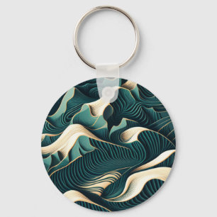 Flowing Harmony Key Ring