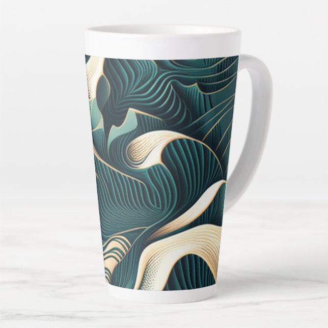 Flowing Harmony Latte Mug (Right Angle)