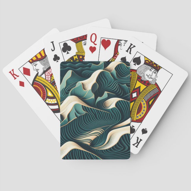 Flowing Harmony Playing Cards (Back)