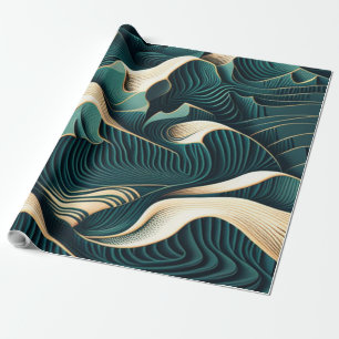 Flowing Harmony Wrapping Paper