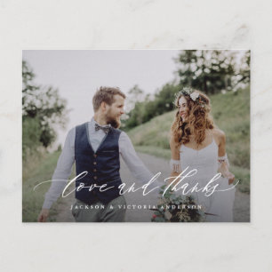 Flowing Love and Thanks Postcard