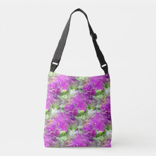 Flowing Petunias..... Crossbody Bag