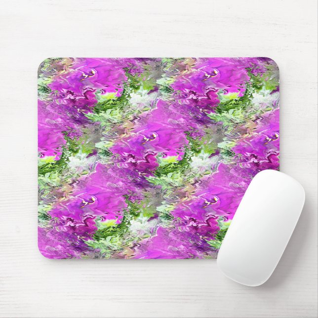 Flowing Petunias..... Mouse Mat (With Mouse)