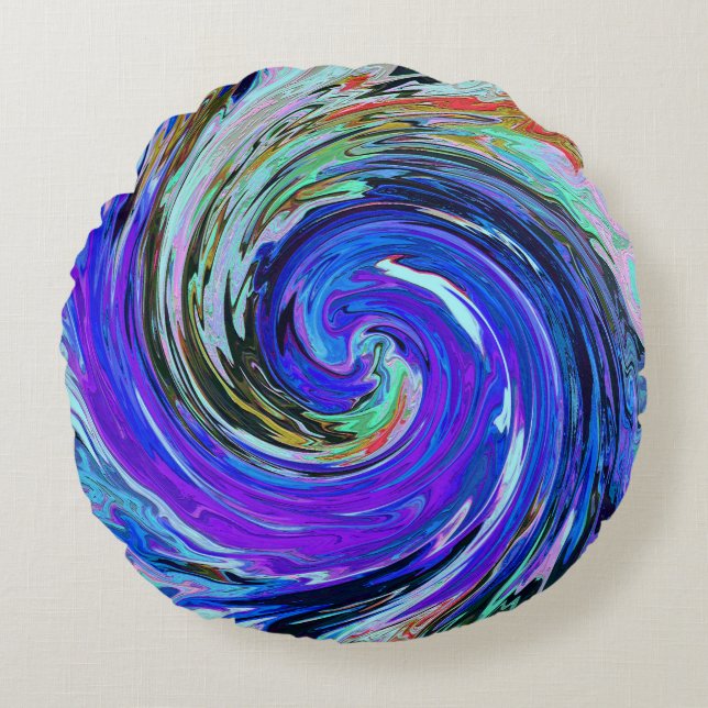 Flowing Poison.... Round Cushion (Front)