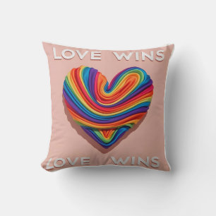 Flowing Rainbow Love: Pride Support Cushion