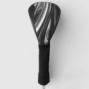 Flowing Silver Metal  Golf Head Cover