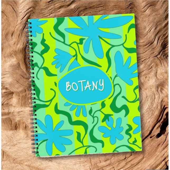 Flowing Vines Custom Text School Notebook (Creator Uploaded)
