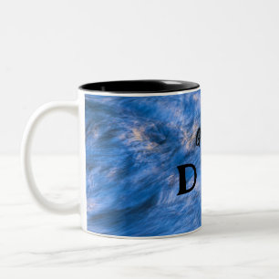 Flowing Water Two-Tone Coffee Mug