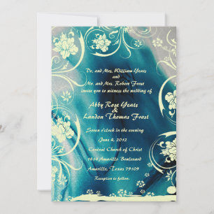 Flowing Water Wedding Invitation