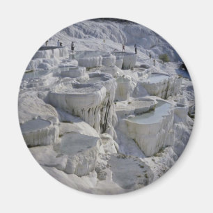 Flowing White Rocks Magnet