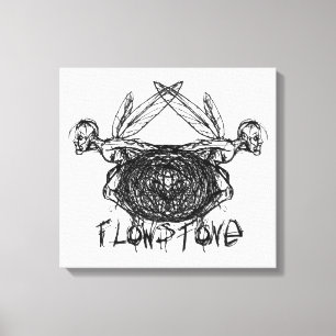 Flowstone Graphics Pixies Logo Canvas Print