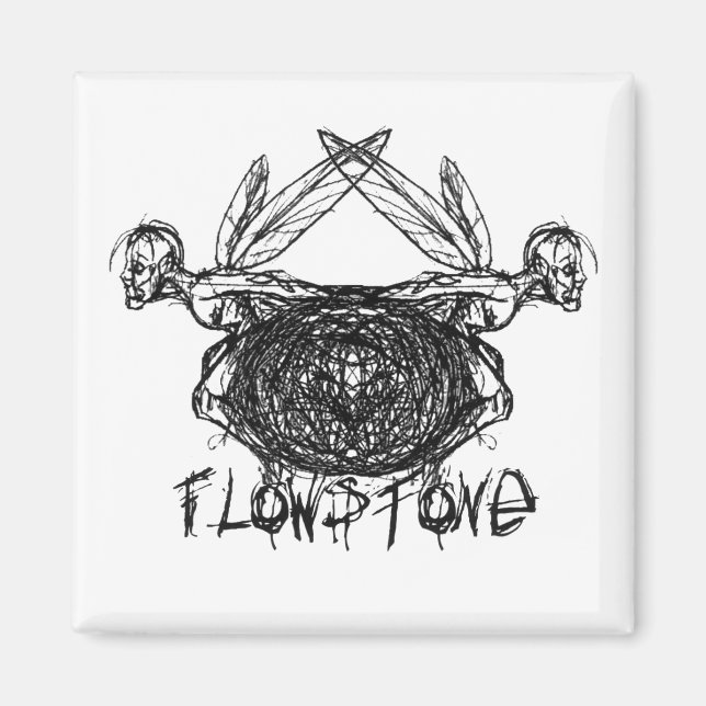 Flowstone Graphics Pixies Logo Magnet (Front)