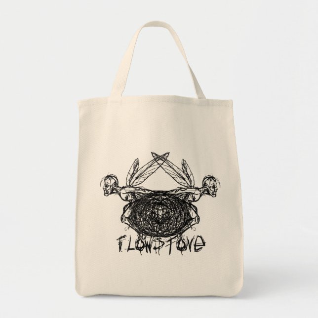 Flowstone Graphics Pixies Logo Tote Bag (Front)