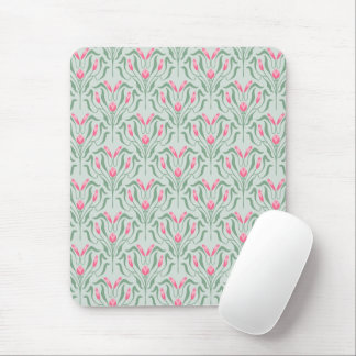 Flowy Pink Bud  Mouse Mat