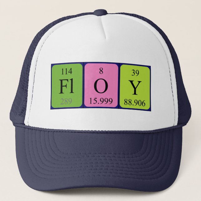 Floy periodic table name hat (Front)