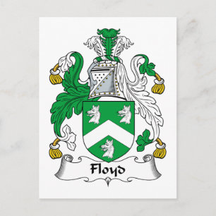 Floyd Family Crest Postcard