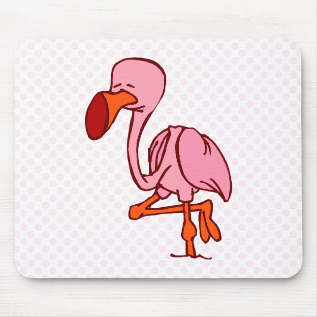 Floyd Flamingo Mouse Mat (Front)