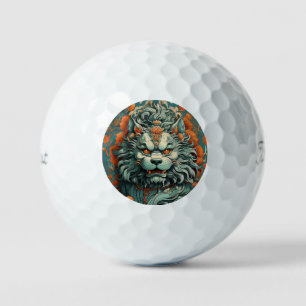 Flu Lion of Wisdom  Golf Balls