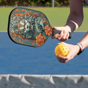 Flu Lion of Wisdom Pickleball Paddle