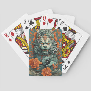 Flu Lion of Wisdom Playing Cards