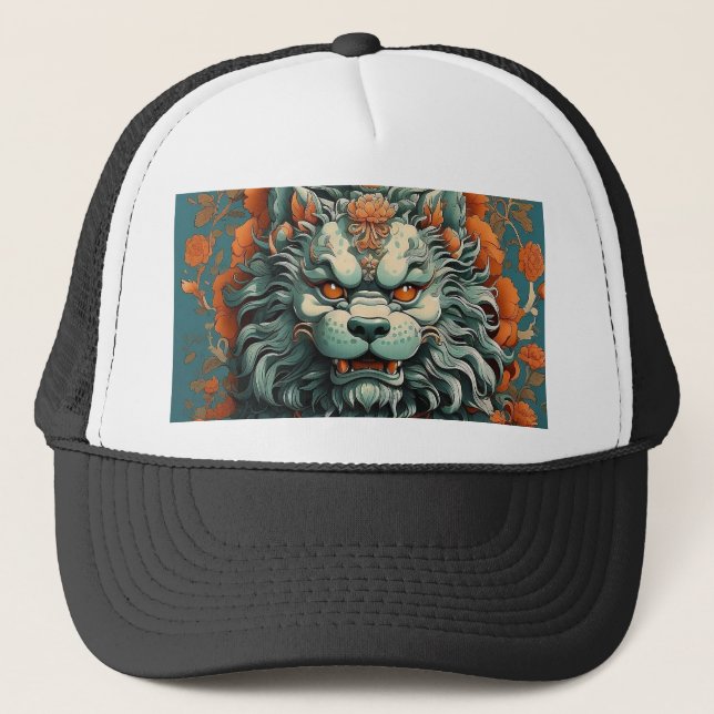 Flu Lion of Wisdom  Trucker Hat (Front)