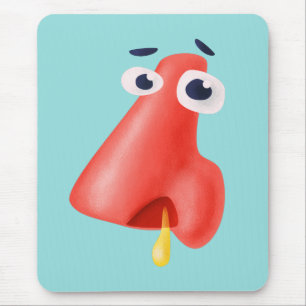Flu Season Runny Nose Health Humour Mouse Mat