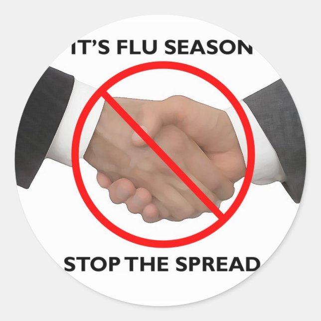 Flu Season Sticker (Front)