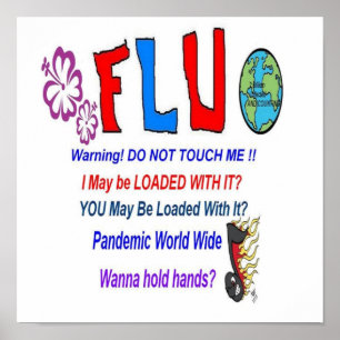 Flu Warning Poster