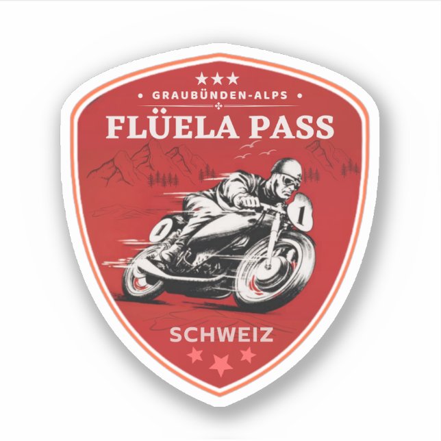 Flüela Pass swiss–alps motorcycle tour (Front)