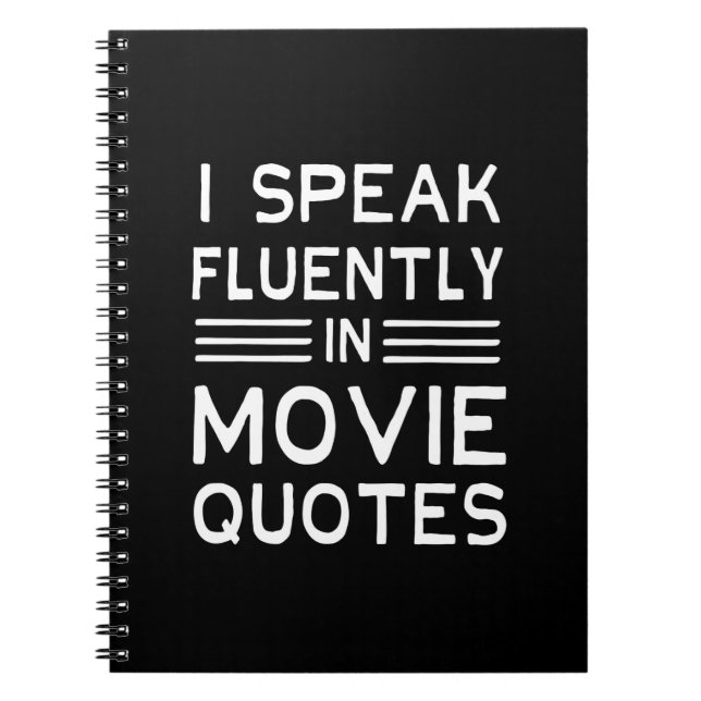 Fluent in Quotes Notebook (Front)