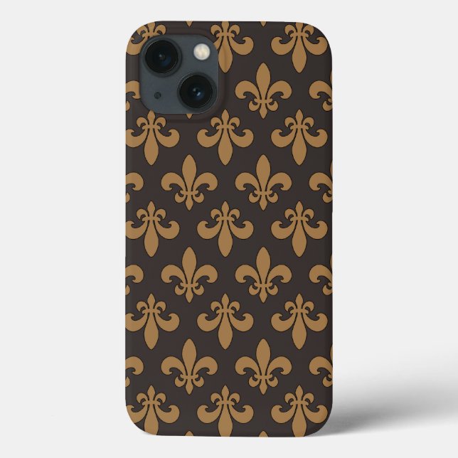 Fluer Des Lis Chocolat Chaud Case-Mate iPhone Case (Back)