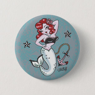 Fluff Molly Mermaid Button