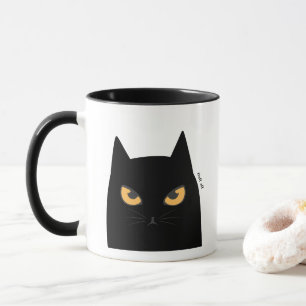 Fluff Off Me Before Coffee Angry Bored Cat Mug
