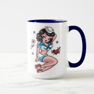 Fluff Suzy Sailor Pinup Mug