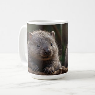 Fluffy Baby Australian Wombat, Coffee Mug