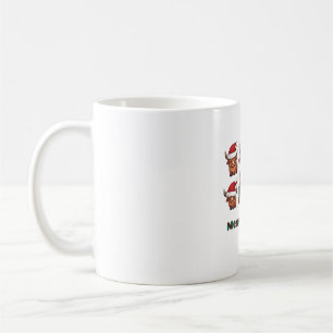 Fluffy Baby Highland Cow Drink Coffee Oversized T- Mug