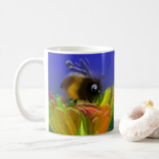 Fluffy bee Invitation Coffee Mug