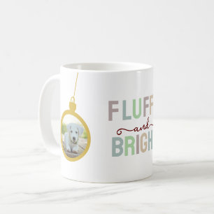 Fluffy & Bright Pet Photos Christmas Coffee Mug