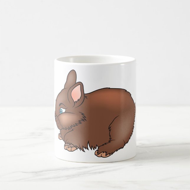 Fluffy Brown Bunny Rabbit Adorable Animal Coffee Mug (Creator Uploaded)