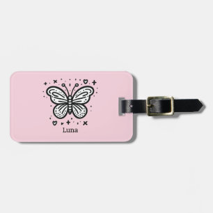 Fluffy Buffalo Baby - Kawaii Farm Animal Luggage Tag