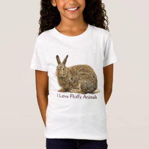 Fluffy Bunny Rabbit Kids T-shirt